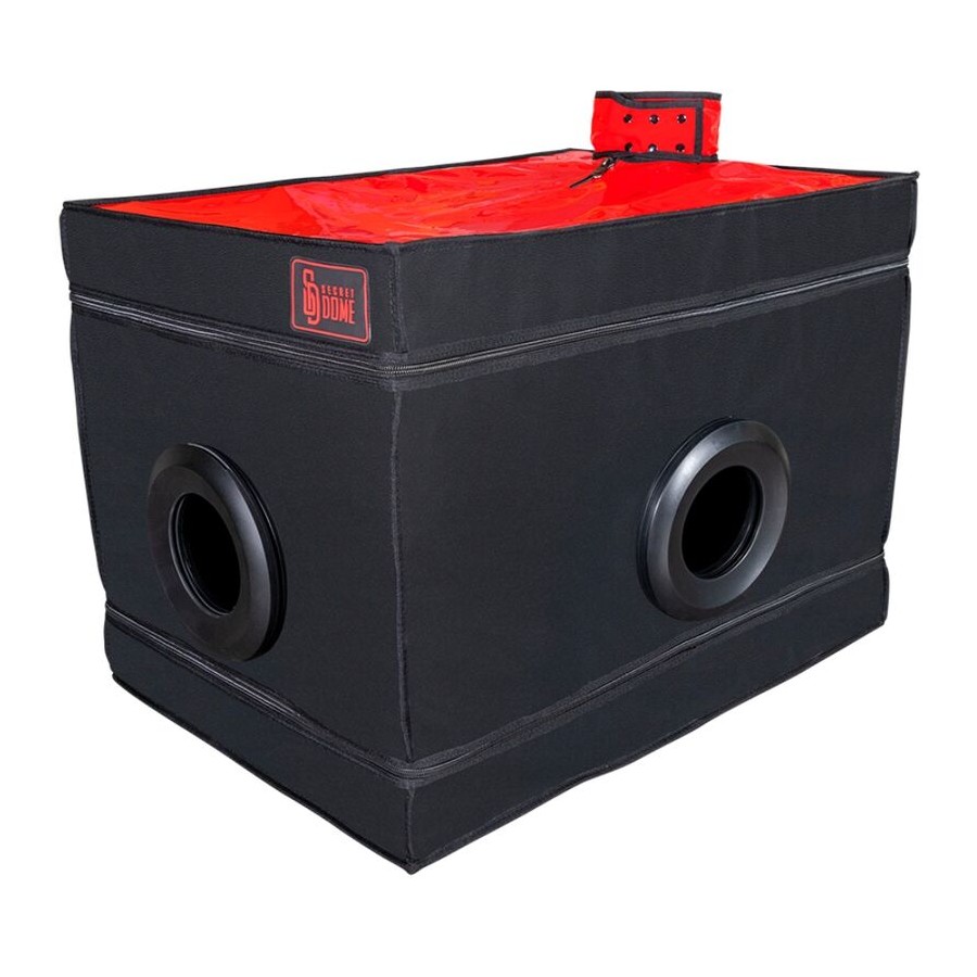 SECRET DOME - KINK CLUB LA NICHE CABINE NOIR ET ROUGE
